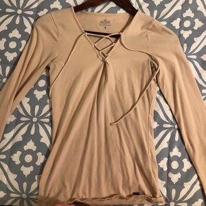 cute pink hollister top